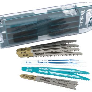 Estuche de Hojas de Calar (10 Piezas) Makita B-44426 100 Mm 73 Mm Inox corte acero inoxidable · aluminio