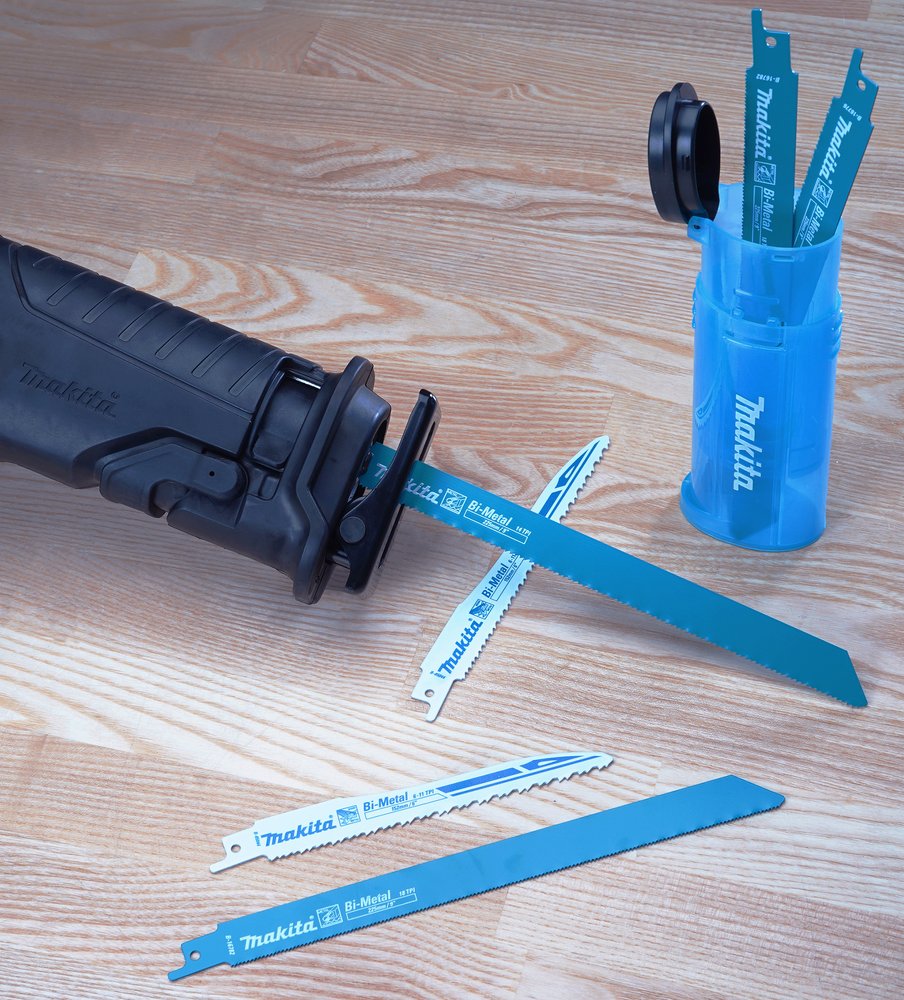 Estuche de Sierras de Sable (6 Piezas) Makita B-44448 225 Mm 205 Mm Mate corte - Imagen 3