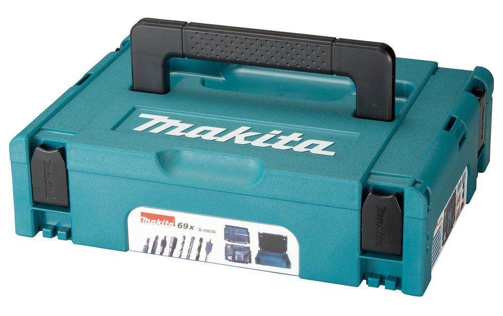 Maletín de Accesorios en Makpac 69 Pcs Makita B-49638 8 Mm 20 Mm perforación fijación - Imagen 2