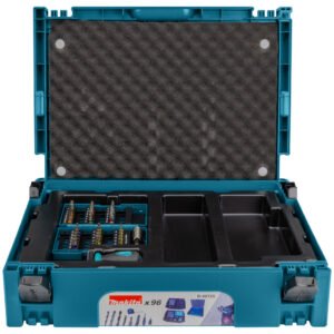 Set de Accesorios Makpac 96 Piezas Makita B-49725 1 M 10 Mm perforación fijación