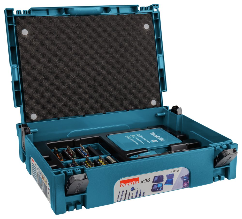 Set de Accesorios Makpac 96 Piezas Makita B-49725 1 M 10 Mm perforación fijación - Imagen 5