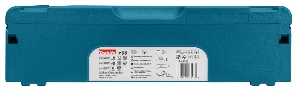 Set de Accesorios Makpac 96 Piezas Makita B-49725 1 M 10 Mm perforación fijación - Imagen 10