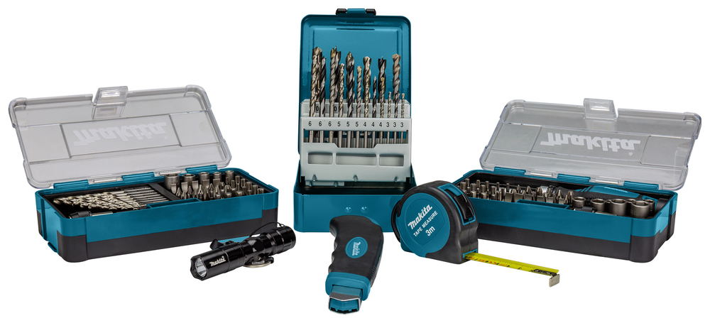 Maletín de Accesorios Makpac 116 Piezas Makita B-49884 10 Mm 25 Mm perforación fijación - Imagen 5