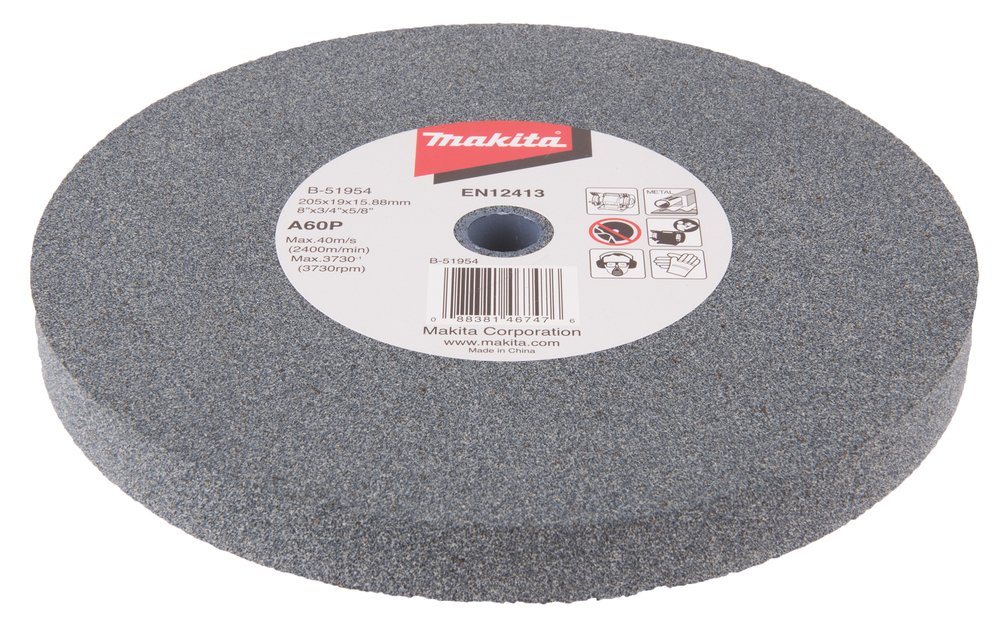 Disco Esmerilador 205 Mm, A60P Makita B-51954 205 MM 205X19X15 trabajo metal