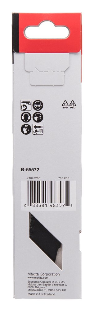 Sierra de Sable 152 X 1,25 Mm Makita B-55572 152X1 Inox corte acero inoxidable - Imagen 3