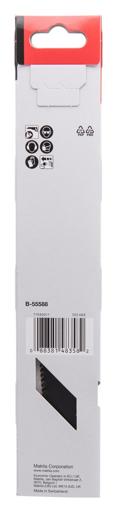 Sierra de Sable 228 X 1,25 Mm Makita B-55588 228X1 Inox corte acero inoxidable - Imagen 3