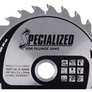Disco Sierra Circular , Specialized T C T, 165 X 20 Mm, 28 D Makita B-56699 165X20 Mm corte
