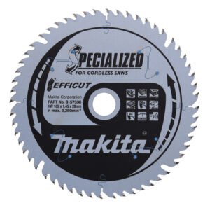 Disco Sierra Circular , Efficut T C T, 165 X 20 Mm, 56 D Makita B-57336 165X20 Mm corte