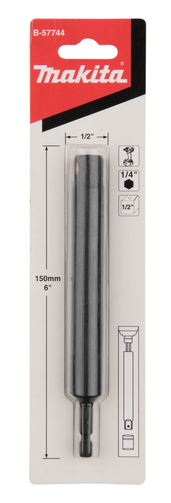Accesorio Cambio de Inserción, 152 Mm, 1/2" – 1/4" Makita B-57744 perforación fijación - Imagen 4