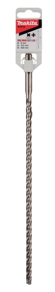 Broca para Sds-plus, Nemesis 2, 8 X 315 Mm Makita B-58132 8X315 Mm Mate perforación fijación - Imagen 3