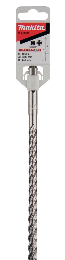 Broca para Sds-plus, Nemesis 2, 10 X 1000 Mm Makita B-58279 10X1000 Mm Mate perforación fijación - Imagen 3