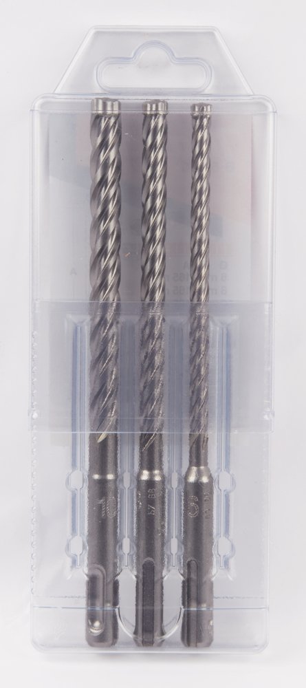Nemesis 2 Set de Brocas para Sds-plus, 3 Piezas Makita B-59075 10X110 165 Mm Mate perforación fijación - Imagen 3