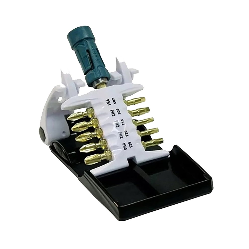 Juego Combinado de Puntas de Tornillo de Torsión Impact Gold, 11 Piezas Makita B-62000 perforación fijación