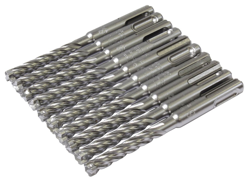 Brocas para Sds-plus Némesis II 8X115 Mm, 10 Piezas Makita B-63367 50 Mm Mate perforación fijación