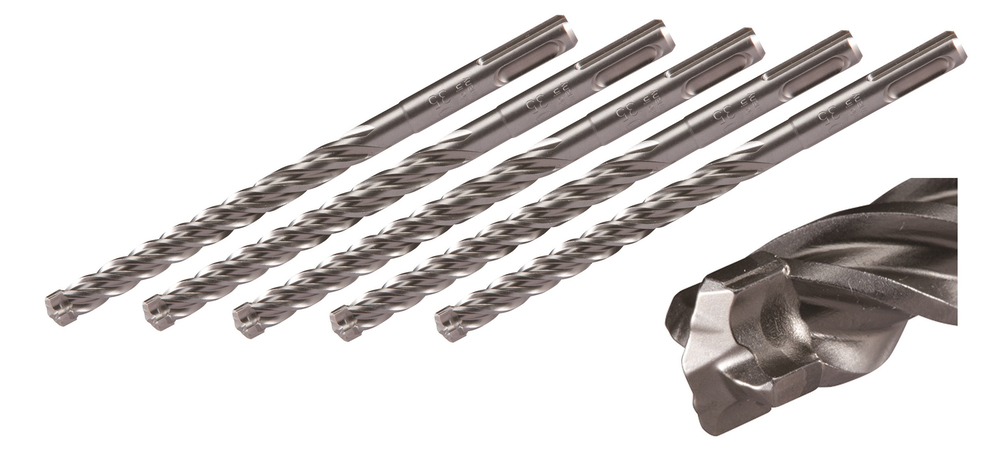 Brocas Sds-plus Némesis II 10X115 Mm, 10 Piezas Makita B-63404 50 Mm Mate perforación fijación