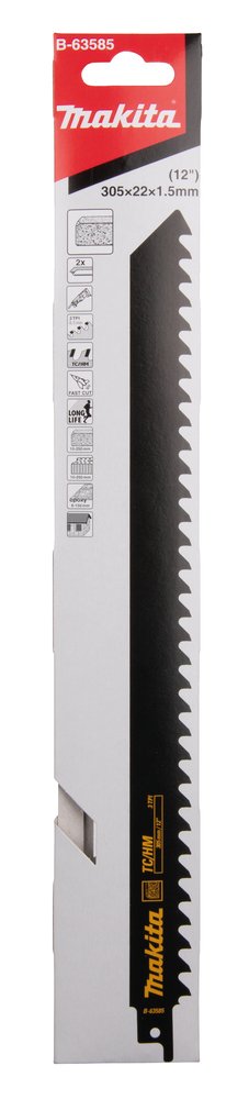 Sierra de Sable 305 X 1,5 Mm Makita B-63585 305X1 Mate corte - Imagen 4