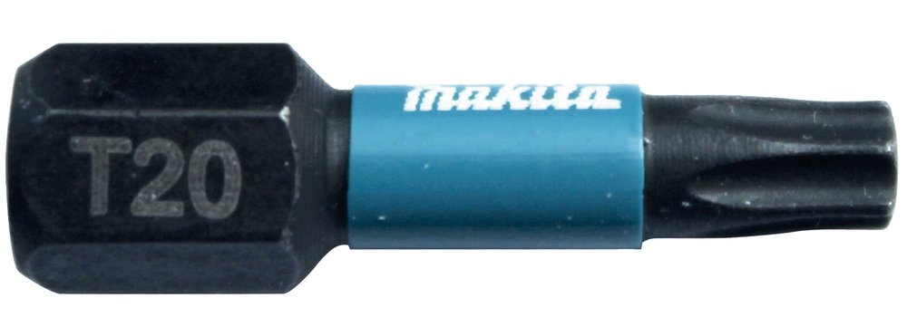 Punta Impact Black, D 20, 25 Mm, 2 Piezas Makita B-63672 perforación fijación