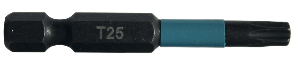 Punta Impact Black, T25, 50 Mm, 2 Piezas Makita B-63797 perforación fijación