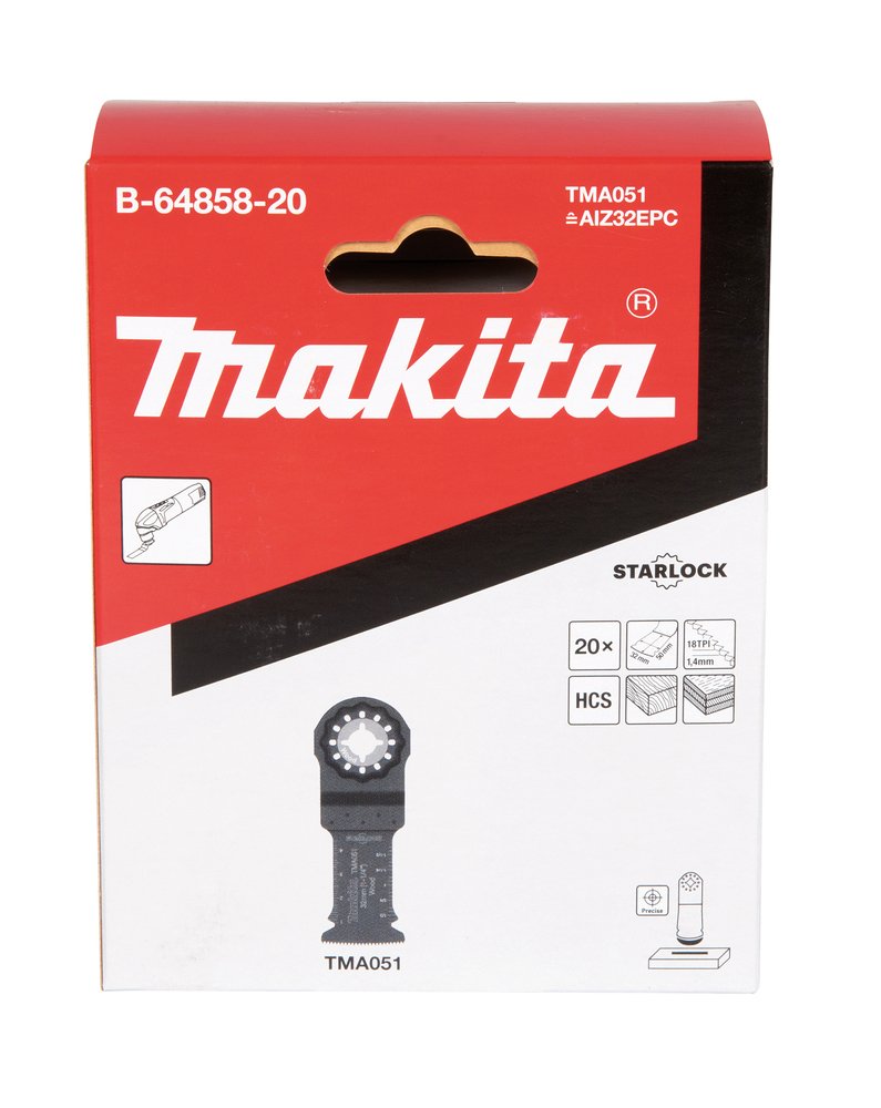 Cuchilla de Inmersión 32 Mm Makita B-64858-20 Mate multiherramienta - Imagen 4