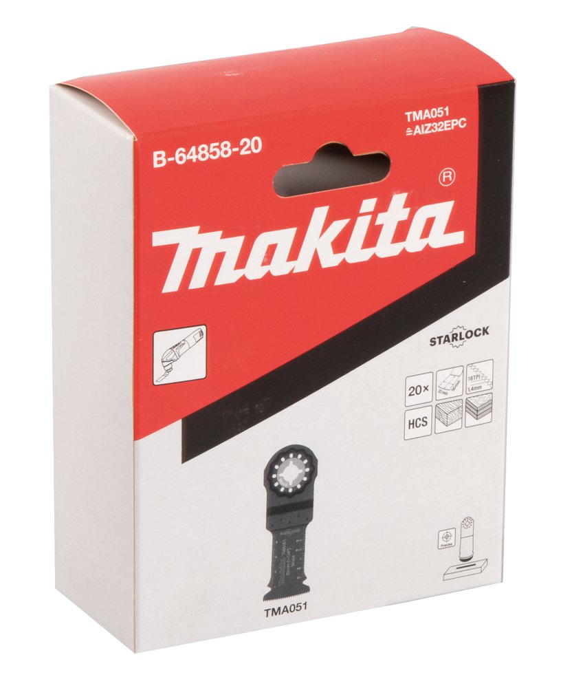 Cuchilla de Inmersión 32 Mm Makita B-64858-20 Mate multiherramienta - Imagen 3