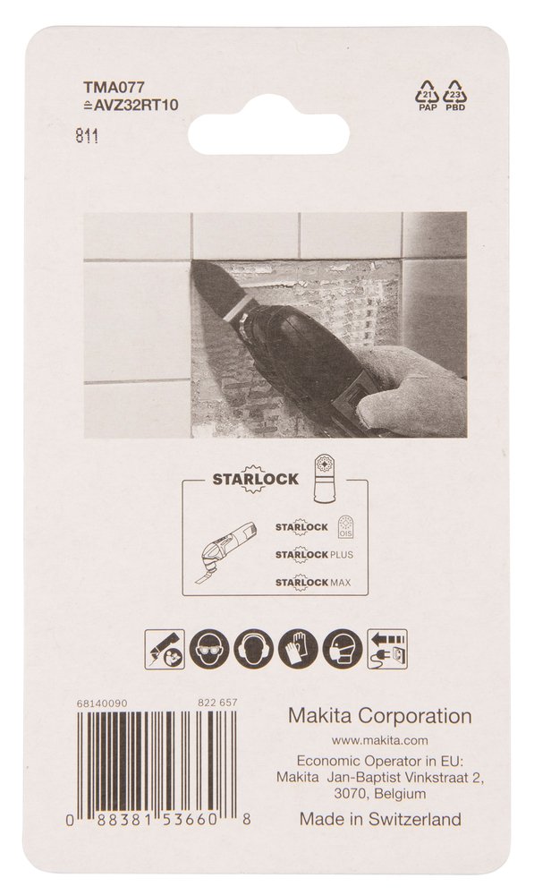 Remover Blade 32 Mm Makita B-65109 50 Mm Mate multiherramienta - Imagen 3