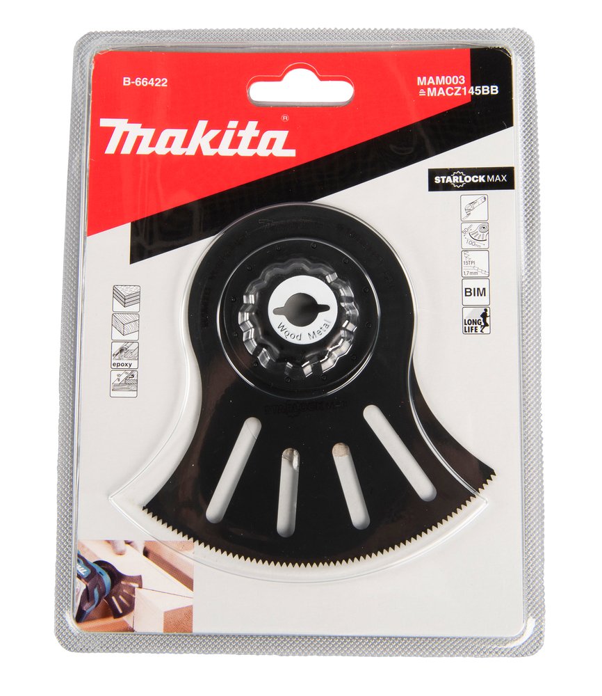 Cuchilla de Corte Segmentada 100 Mm Makita B-66422 50 Mm Mate multiherramienta - Imagen 3
