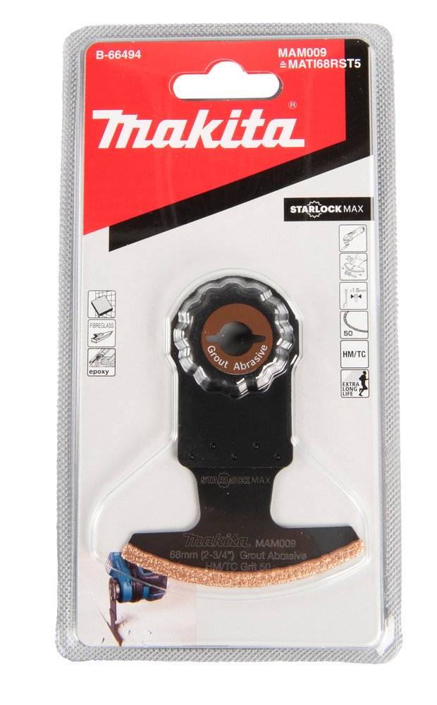 Cuchilla de Corte Segmentada 68 Mm Makita B-66494 50G Azul multiherramienta - Imagen 3