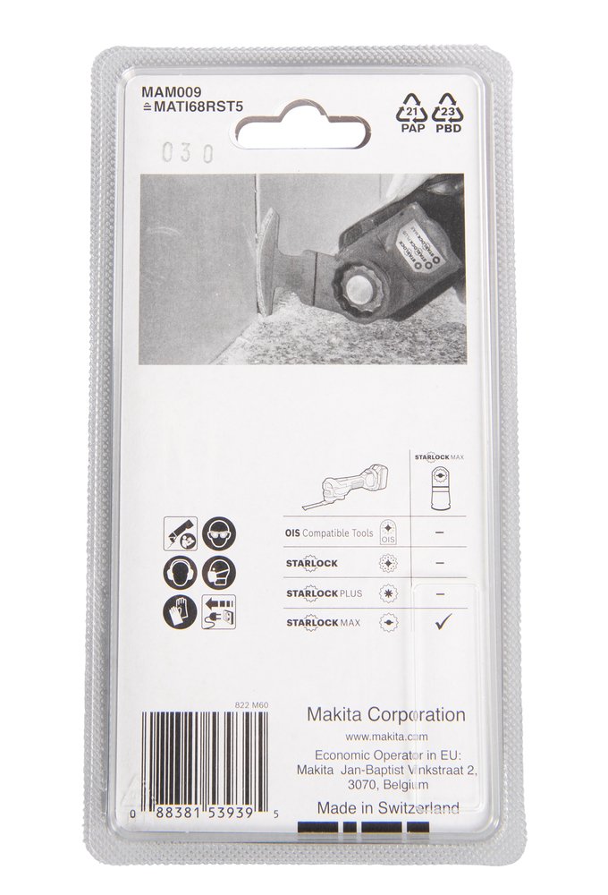 Cuchilla de Corte Segmentada 68 Mm Makita B-66494 50G Azul multiherramienta - Imagen 4