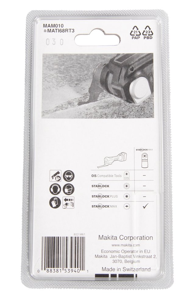 Cuchilla de Corte Segmentada 68 Mm Makita B-66503 30G Azul multiherramienta - Imagen 3