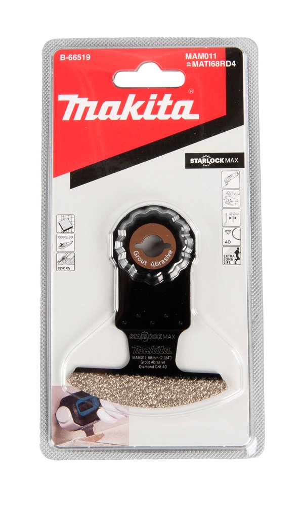 Cuchilla de Corte Segmentada 68 Mm Makita B-66519 40G Azul multiherramienta - Imagen 2