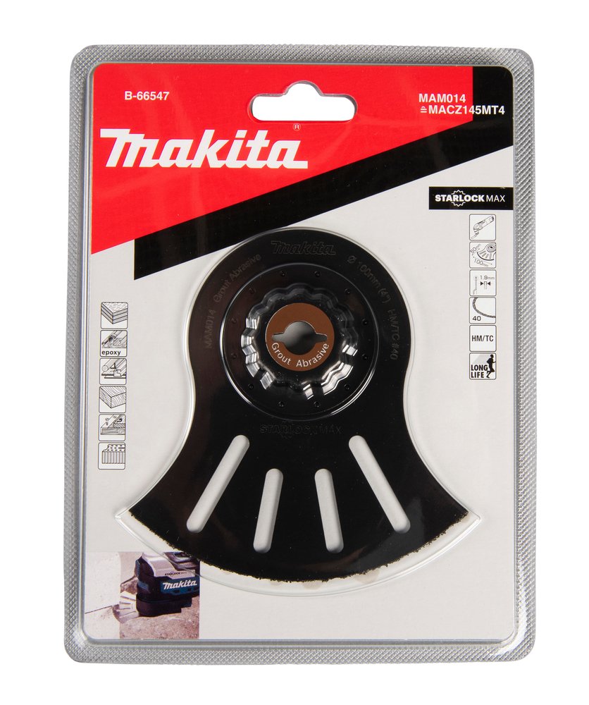 Cuchilla de Corte Segmentada 100 Mm Makita B-66547 40G Azul multiherramienta - Imagen 3