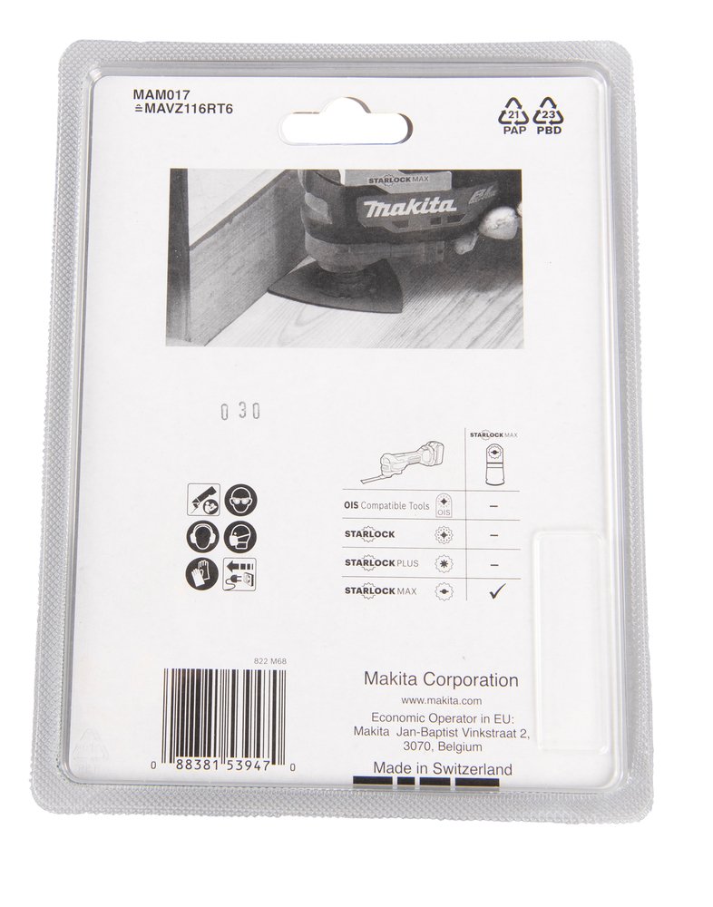 Cuchilla de Limpieza 116 Mm Makita B-66575 60G Mate multiherramienta - Imagen 3