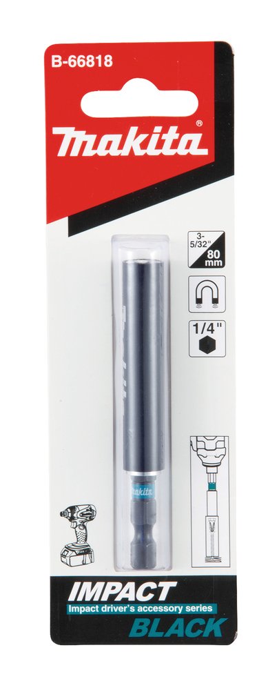 Guía de Atornillado Impact Black, 80 Mm, 1/4" Makita B-66818 perforación fijación - Imagen 2