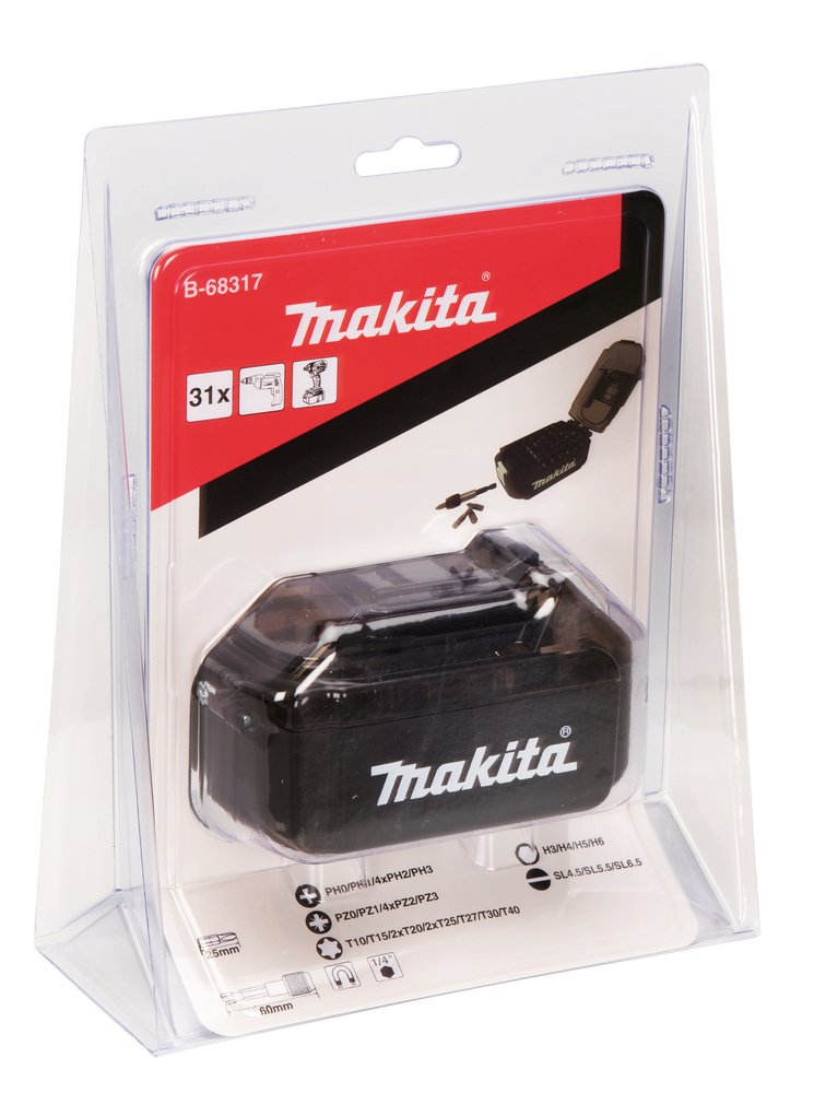 Set de Punta Makita B-68317 25 MM perforación fijación - Imagen 4