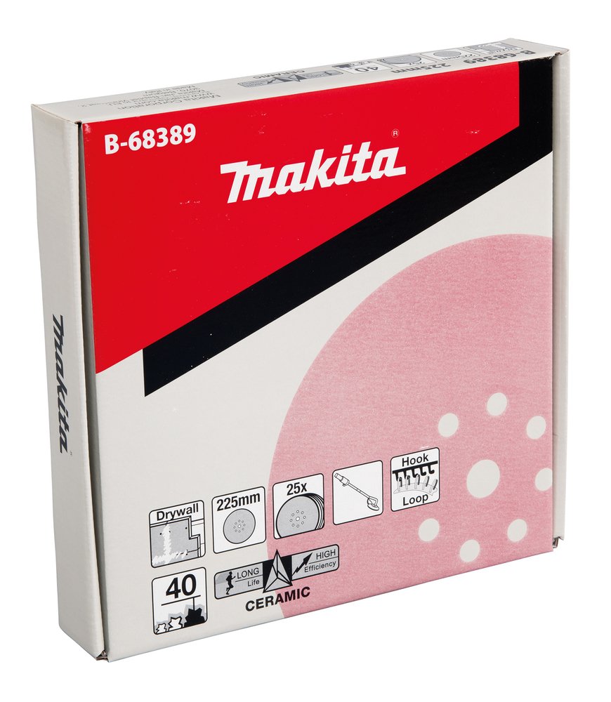 Disco Abrasivo 225 Mm, 40G Makita B-68389 pulido - Imagen 5