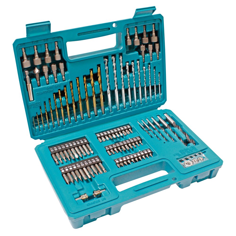 Set de Brocas , Mz, 102 Piezas Makita B-68432 7 Mm 10 Mm perforación fijación