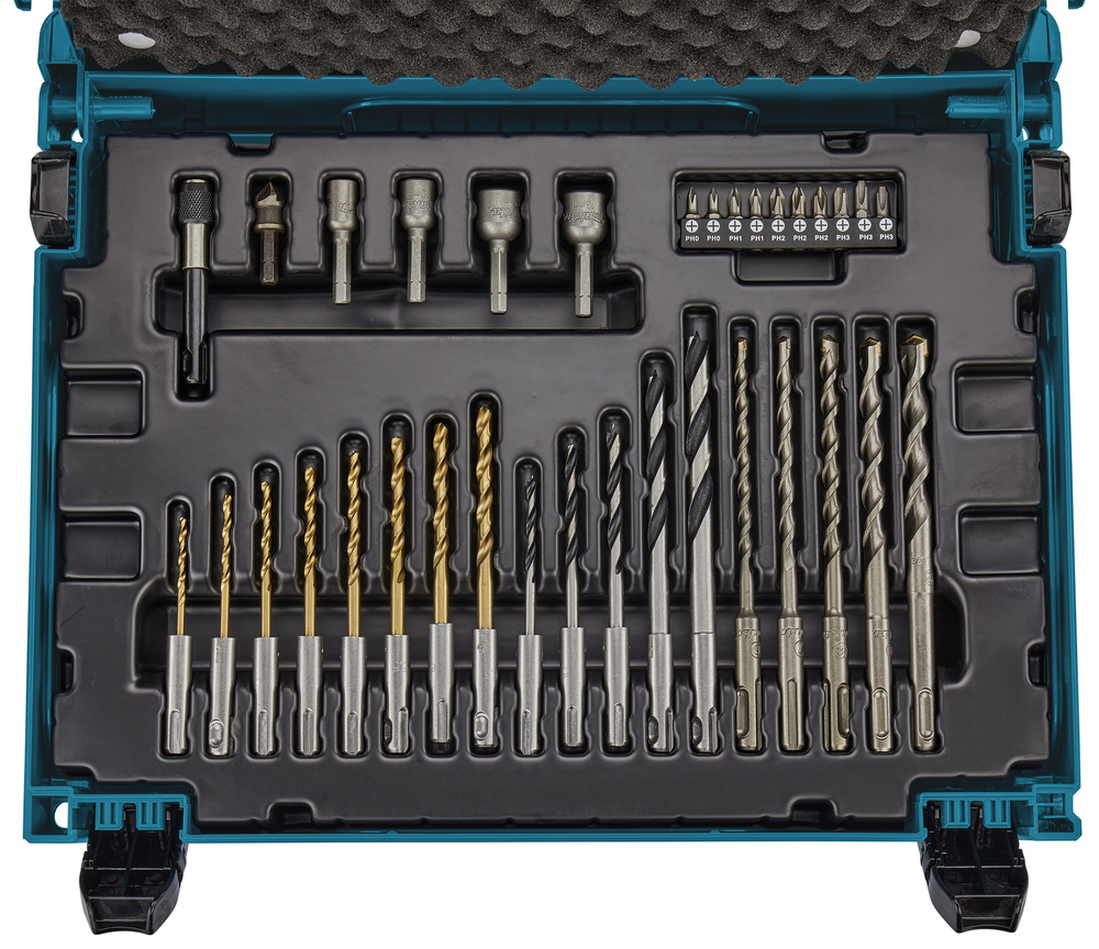 Set de Brocas 65 Piezas Makita B-69478 5 Mm 10 Mm perforación fijación - Imagen 3