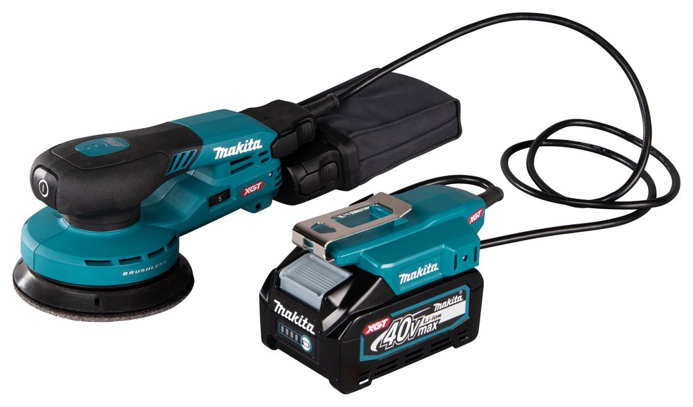 CGZ Lijadora Rotorbital Xgt® Makita BO003 125 Mm 3 Mm herramienta batería - Solo máquina (sin batería ni cargador)