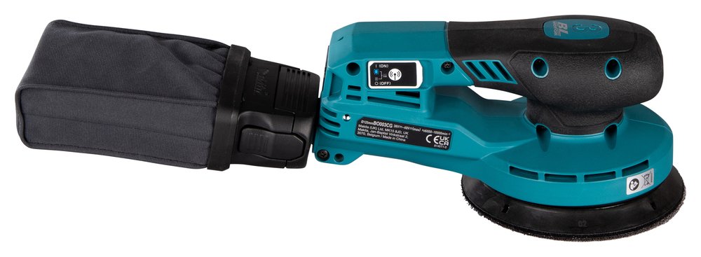 CGZ Lijadora Rotorbital Xgt® Makita BO003 125 Mm 3 Mm herramienta batería - Solo máquina (sin batería ni cargador) - Imagen 6