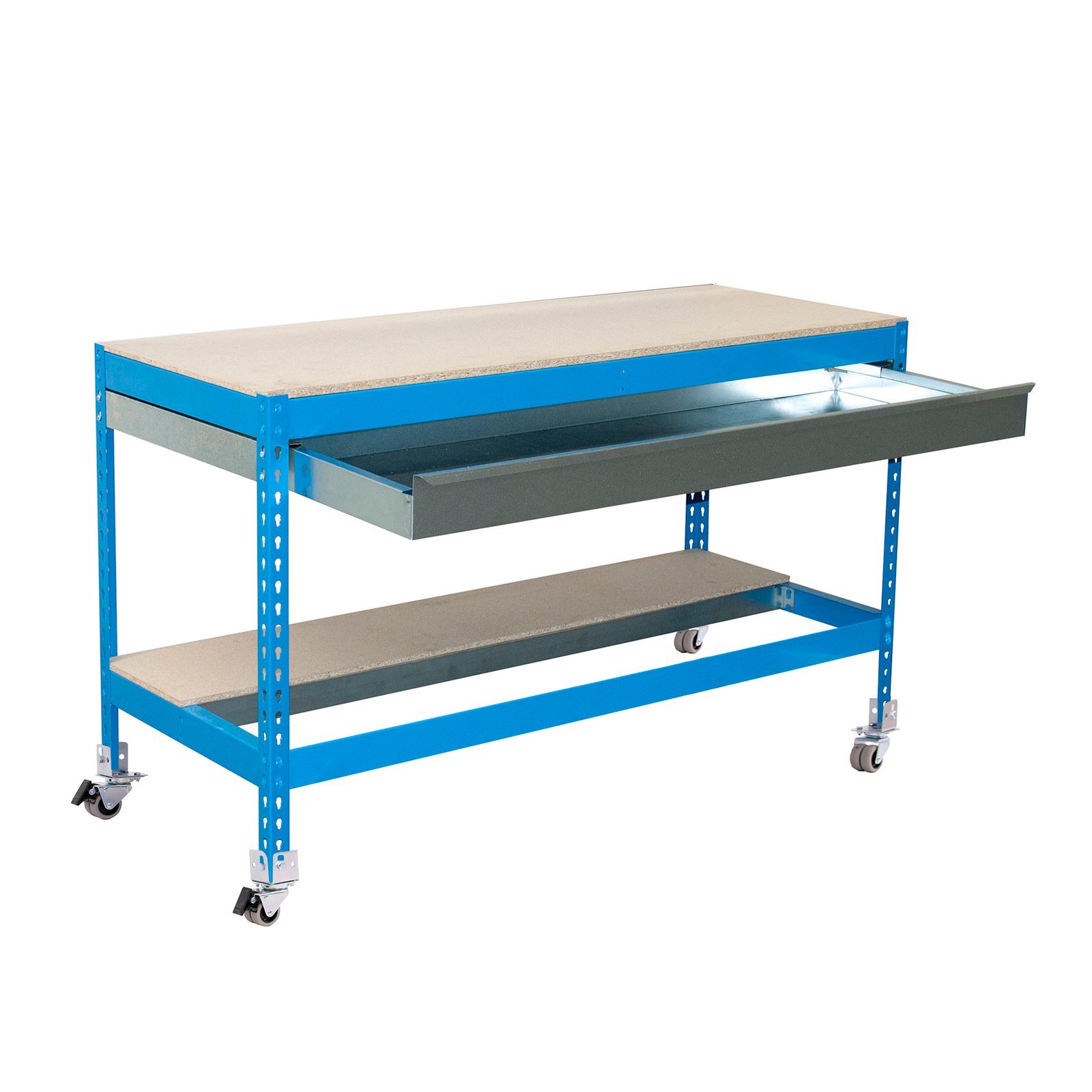 Simonwork Mobile BT0 BOX 900 Azul/madera Simonrack 917X910 917X910X610