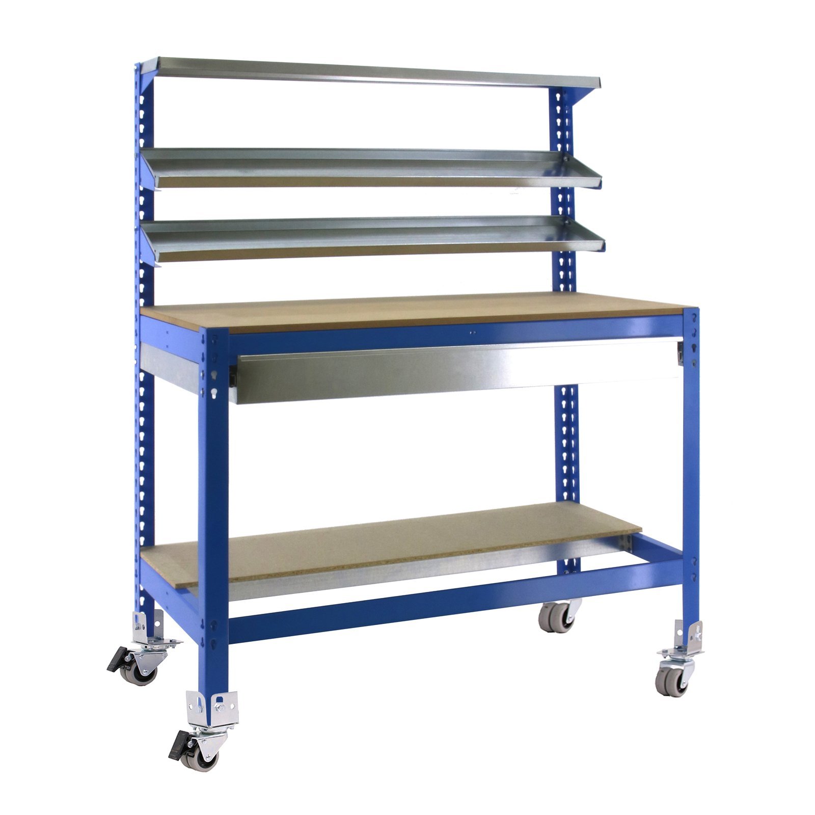 Simonwork Mobile BT1 BOX 900 Azul/madera Simonrack 1520X910 610 Mm