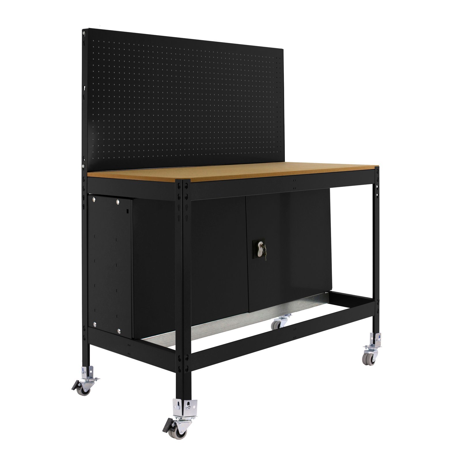 Simonwork Mobile BT2 Cabinet 900 Antracita/madera Simonrack 1520X910 610 Mm