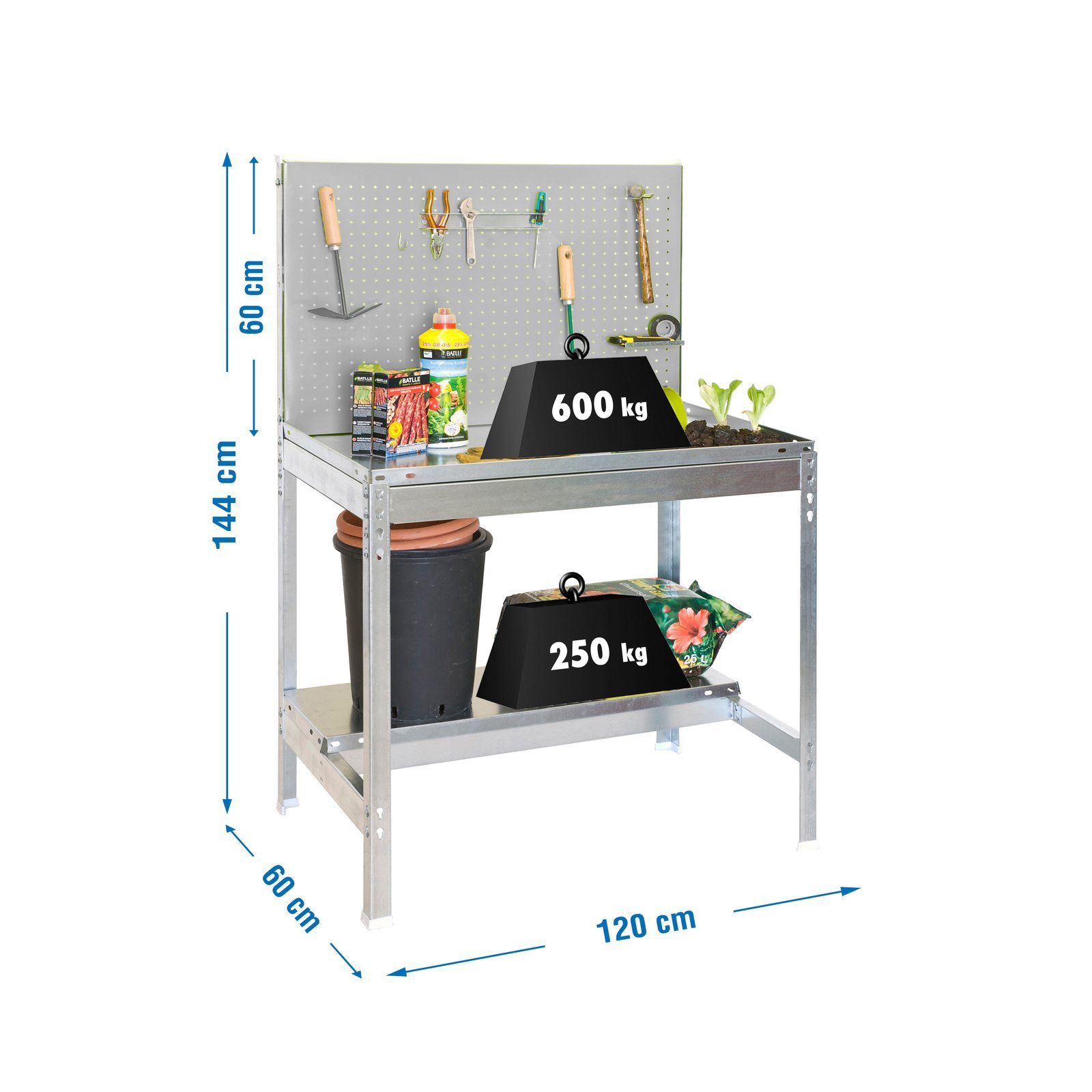 Simongarden BT2 1200X600 Galva/galva Simonrack 1445X1200X600 Mm 600 L - Imagen 3