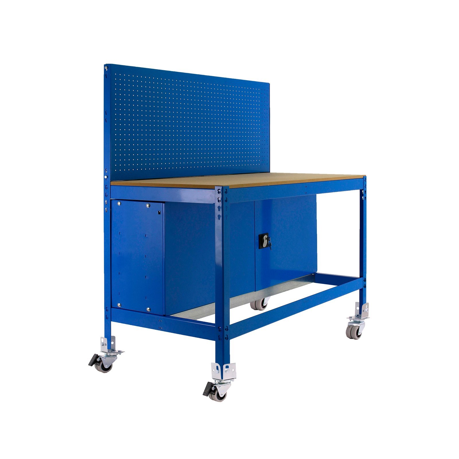 Simonwork Mobile BT2 Cabinet 900 Azul/madera Simonrack 1520X910 610 Mm