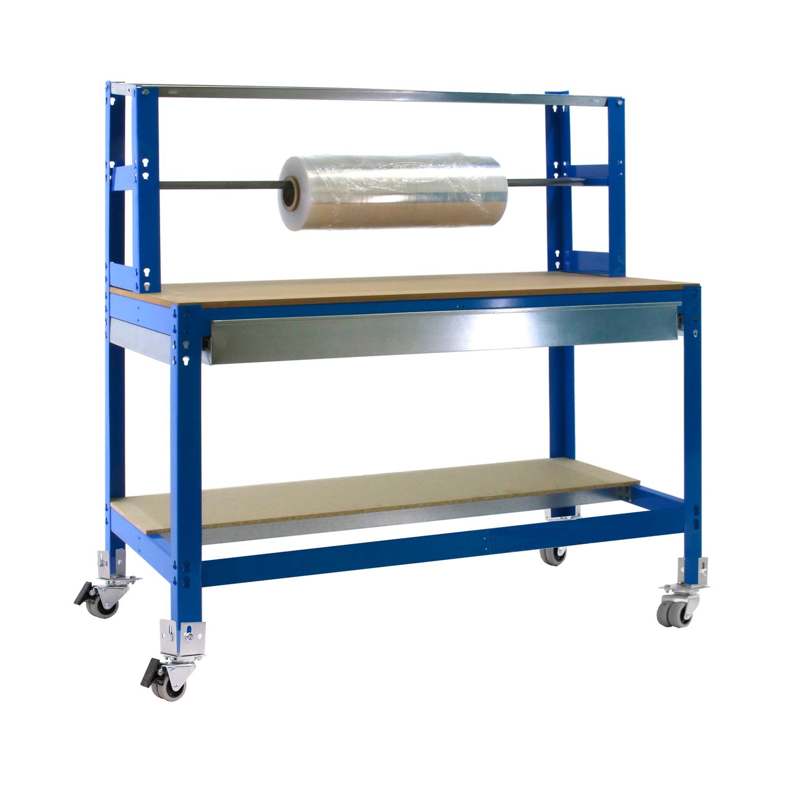 Simonwork Mobile BT4 BOX 1500 Azul/madera Simonrack 1520X1510 760 Mm