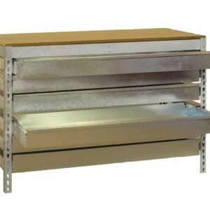 Simonwork Mobile BT5 BOX6 900 Galva/madera Simonrack 917X910 610 Mm