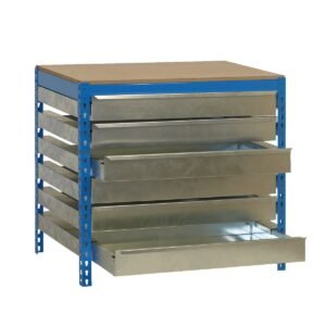 Simonwork BT5 BOX6 900 Azul/madera Simonrack 842X910 610 Mm