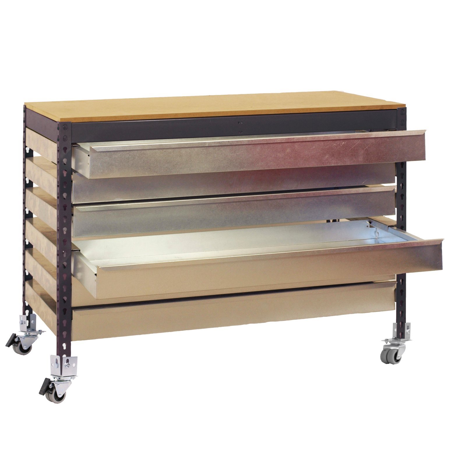 Simonwork Mobile BT5 BOX6 900 Antracita/madera Simonrack 917X910 610 Mm