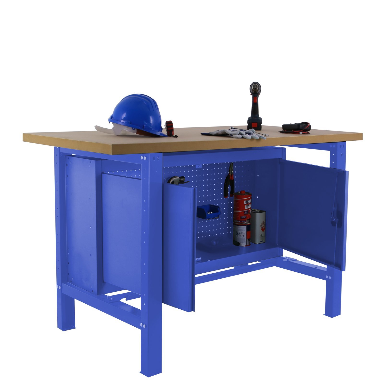 Simonwork BT6 MDF Cabinet 1800 Azul/madera Simonrack 35 Mm 865X1800X750 Mm