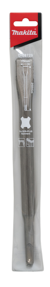 Cincel para Sds-plus, 20 X 250 Mm Makita D-08729 20X250 Mm perforación fijación - Imagen 4